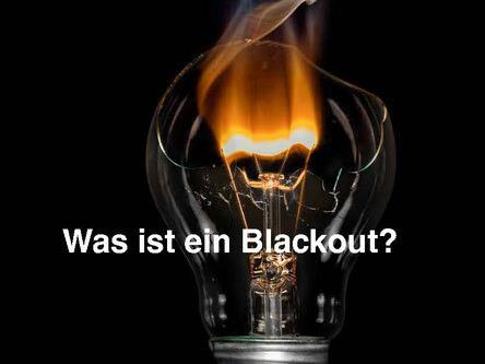Black Out Glühbirne